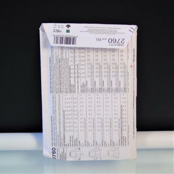 Sewing Pattern Simplicity 2760 Misses Jacket - Picture 3 of 6